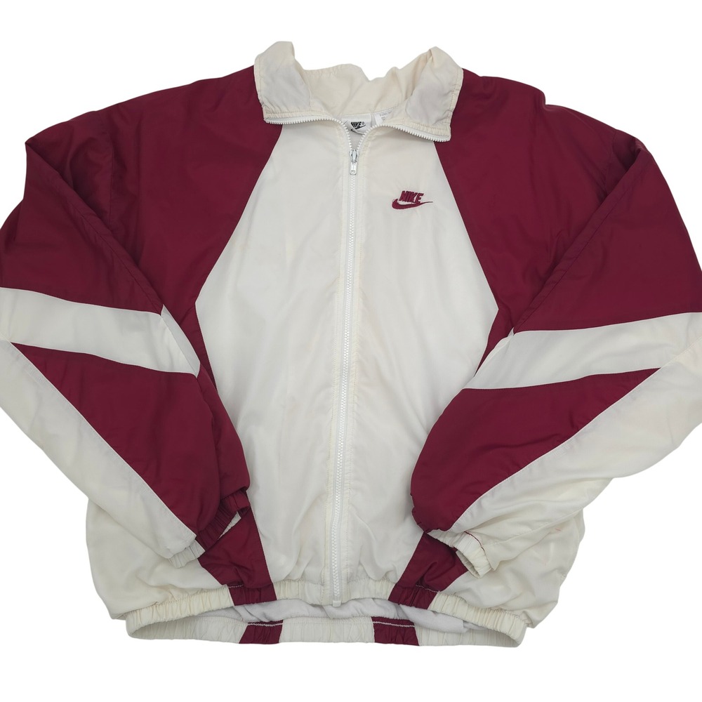 Vintage Nike 90s Cascade Volleyball Windbreaker Jacket Colorblock Mens M